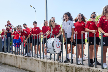 Imágeens de la victoria de Osasuna Femenino contra el Espanyol (2-0) en el encuentro disputado el domingo, 15 de mayo, en el estadio de El Sadar