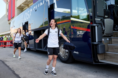 Imágeens de la victoria de Osasuna Femenino contra el Espanyol (2-0) en el encuentro disputado el domingo, 15 de mayo, en el estadio de El Sadar