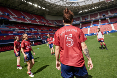 Imágeens de la victoria de Osasuna Femenino contra el Espanyol (2-0) en el encuentro disputado el domingo, 15 de mayo, en el estadio de El Sadar