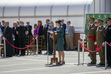 Fotos del acto por el 178º aniversario de la creación de la Guardia Civil celebrado en Pamplona.