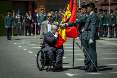 Fotos del acto por el 178º aniversario de la creación de la Guardia Civil celebrado en Pamplona.