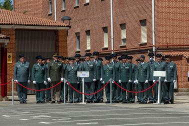 Fotos del acto por el 178º aniversario de la creación de la Guardia Civil celebrado en Pamplona.