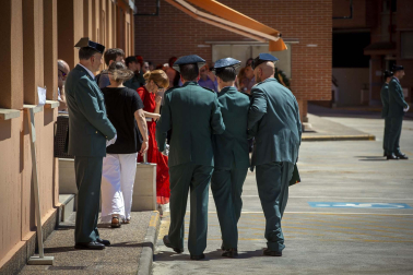 Fotos del acto por el 178º aniversario de la creación de la Guardia Civil celebrado en Pamplona.