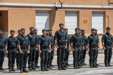 Fotos del acto por el 178º aniversario de la creación de la Guardia Civil celebrado en Pamplona.