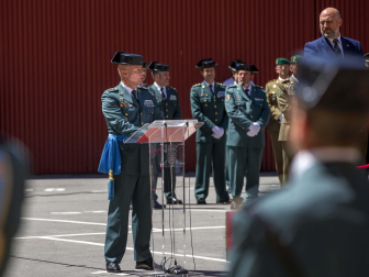 Fotos del acto por el 178º aniversario de la creación de la Guardia Civil celebrado en Pamplona.