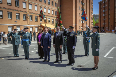 Fotos del acto por el 178º aniversario de la creación de la Guardia Civil celebrado en Pamplona.