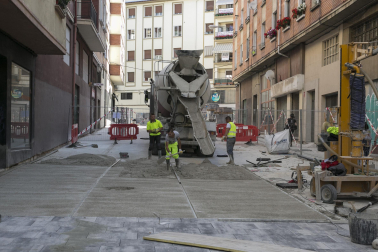 Las obras avanzan según el calendario