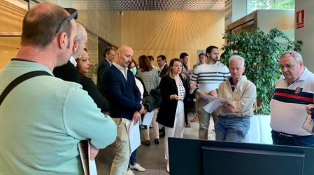 Presentación de Avitat en las oficinas de Posem el pasado 26 de mayo