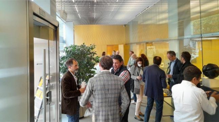 Presentación de Avitat en las oficinas de Posem el pasado 26 de mayo