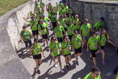 Marcha contra el Cáncer por la Investigación en Pamplona.