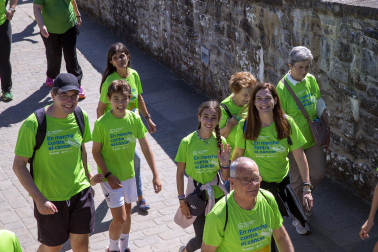 Marcha contra el Cáncer por la Investigación en Pamplona.
