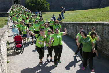 Marcha contra el Cáncer por la Investigación en Pamplona.