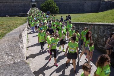 Marcha contra el Cáncer por la Investigación en Pamplona.