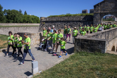 Marcha contra el Cáncer por la Investigación en Pamplona.