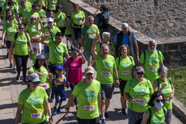 Marcha contra el Cáncer por la Investigación en Pamplona.