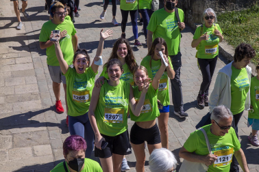 Marcha contra el Cáncer por la Investigación en Pamplona.