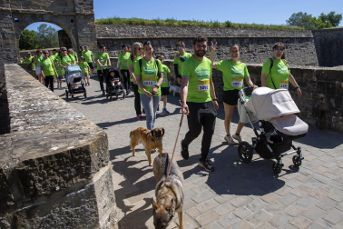 Marcha contra el Cáncer por la Investigación en Pamplona.