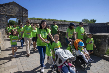 Marcha contra el Cáncer por la Investigación en Pamplona.