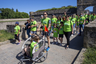 Marcha contra el Cáncer por la Investigación en Pamplona.