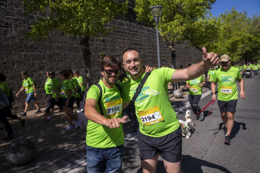 Marcha contra el Cáncer por la Investigación en Pamplona.