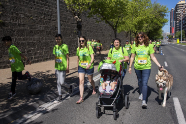 Marcha contra el Cáncer por la Investigación en Pamplona.