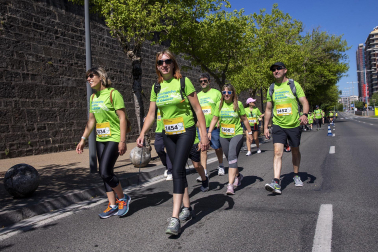 Marcha contra el Cáncer por la Investigación en Pamplona.