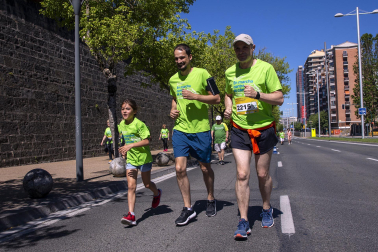 Marcha contra el Cáncer por la Investigación en Pamplona.