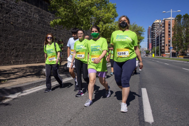 Marcha contra el Cáncer por la Investigación en Pamplona.