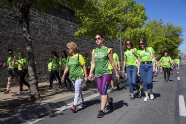 Marcha contra el Cáncer por la Investigación en Pamplona.