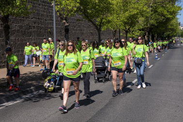 Marcha contra el Cáncer por la Investigación en Pamplona.