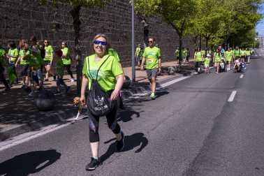 Marcha contra el Cáncer por la Investigación en Pamplona.