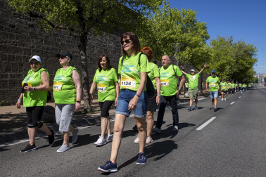Marcha contra el Cáncer por la Investigación en Pamplona.