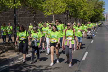 Marcha contra el Cáncer por la Investigación en Pamplona.