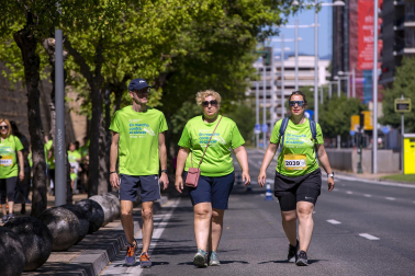 Marcha contra el Cáncer por la Investigación en Pamplona.