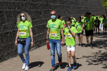 Marcha contra el Cáncer por la Investigación en Pamplona.