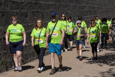 Marcha contra el Cáncer por la Investigación en Pamplona.