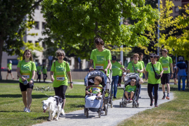 Marcha contra el Cáncer por la Investigación en Pamplona.