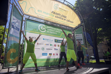 Marcha contra el Cáncer por la Investigación en Pamplona.