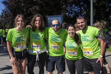 Marcha contra el Cáncer por la Investigación en Pamplona.