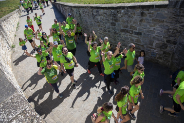 Marcha contra el Cáncer por la Investigación en Pamplona.