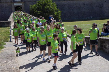 Marcha contra el Cáncer por la Investigación en Pamplona.