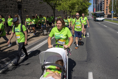 Marcha contra el Cáncer por la Investigación en Pamplona.