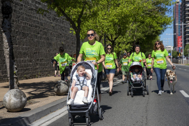 Marcha contra el Cáncer por la Investigación en Pamplona.