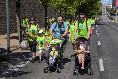 Marcha contra el Cáncer por la Investigación en Pamplona.