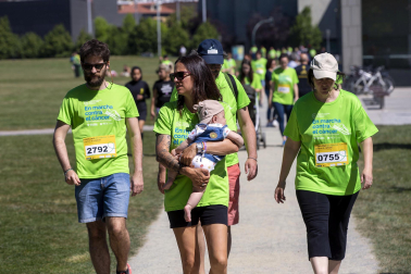Marcha contra el Cáncer por la Investigación en Pamplona.