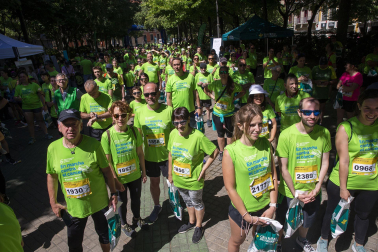 Marcha contra el Cáncer por la Investigación en Pamplona.