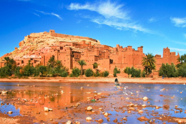 Ouarzazate, una fortaleza en pleno desierto del Sáhara.