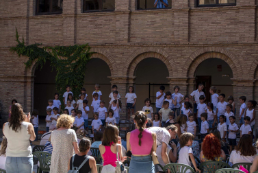 Alumnos de la Escuela-Conservatorio Fernando Remacha.