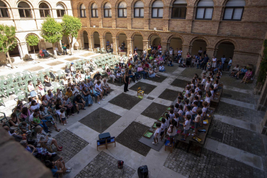 Alumnos de la Escuela-Conservatorio Fernando Remacha.