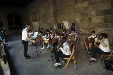 Alumnos de la Escuela-Conservatorio Fernando Remacha.